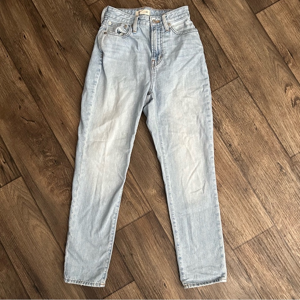 Madewell The Curvy Perfect Vintage Jean in Fitzgerald Wash Light Blue Size 23/00